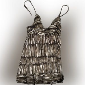 Gap cotton lined bra top knee length sundress